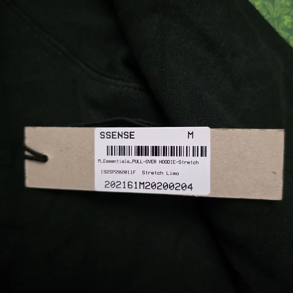 Essentials Classic Black Hoodie - Picture 5 of 11